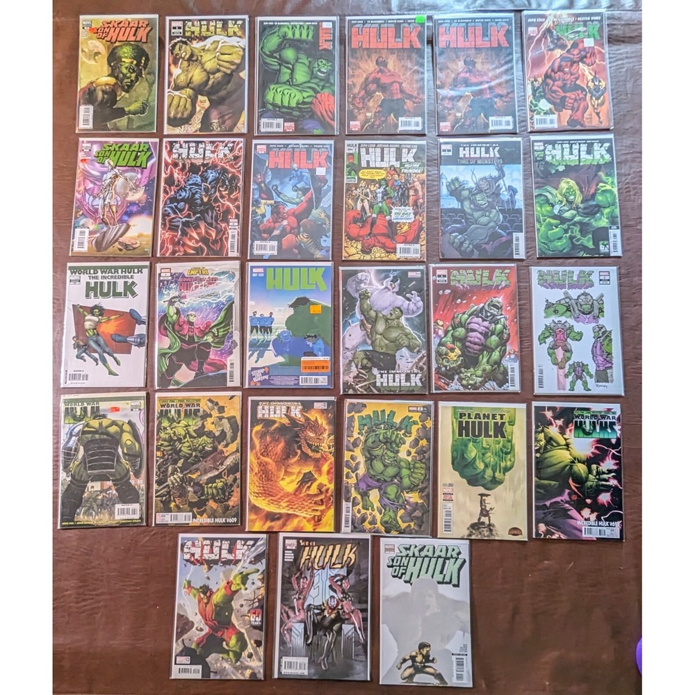 Marvel Hulk & Son of Hulk Comic Lot x27 Variant Covers VF/NM Range Unread